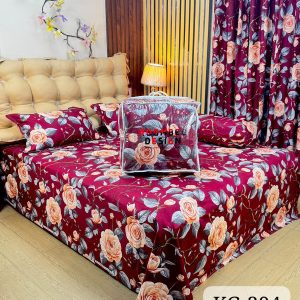 Luxurious Premium Quality Comforter & Bedsheet Set [𝐊𝐆-𝟐𝟗𝟒𝐂𝐁 ]