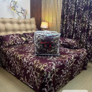 Luxurious Premium Quality Comforter & Bedsheet Set [𝐃𝐂-𝟐𝟖𝟕𝐂𝐁]